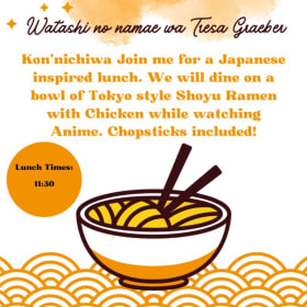 Ramen lunch with Graeber for 11:30 am item