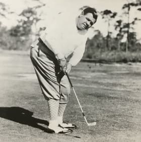 Babe Ruth Golf Display! item