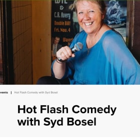 Dinner & A Show: Hot Flash Comedy with Sid Bosel on March 14 item