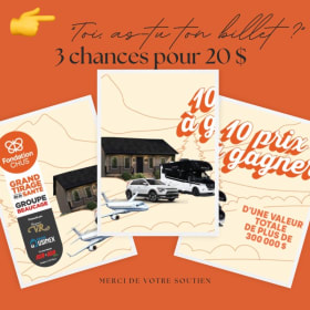 Un billet: 3 chances de gagner item