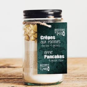 Crêpes aux pommes en pot item