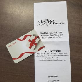 $50 Gift Card for Hidden Gem Restaurant (3 of 4 Available) item