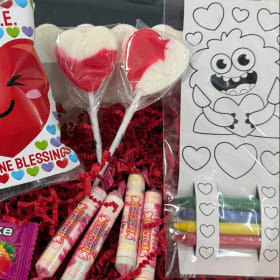 Box of V-Day Love & Treats & Balloon item