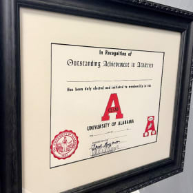 Autographed A-Club Certificate—Bear Bryant item
