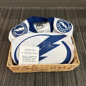 Tampa Bay Lightning Signed Jersey & Tickets item