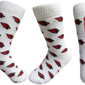 White sock with Cardinal head size C item