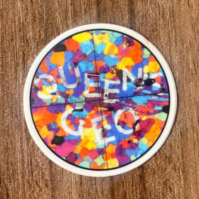 'QUEEN'S GEO' Thin Section Sticker item