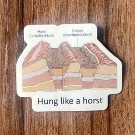 'Hung like a Horst' Sticker item