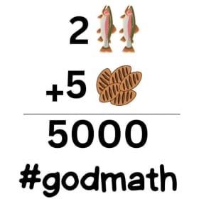 2 Fish / 5 Loaves T-Shirt item