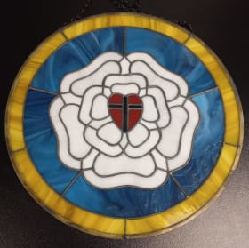 Luther Rose Stained Glass with Chain item