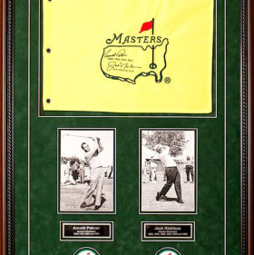 Arnold Palmer & Jack Nicklaus Masters Flag item