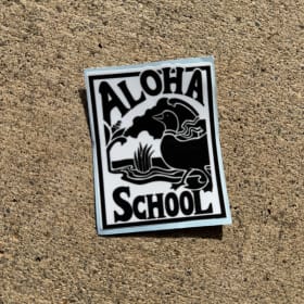 Aloha School Sticker item