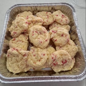Valentine Funfetti Cake Mix Cookies item