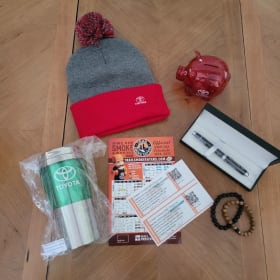 Trail Smoke Eaters & Toyota Gift Basket item