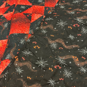 Red star quilt item
