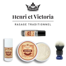HENRI ET VICTORIA - Ensemble de rasage - Amande item