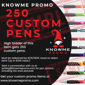 250 Customized Pens item