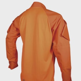 1/4 Zip Combat Shirt w/ CSAR & OSSA Patches; Hi-Viz Orange item
