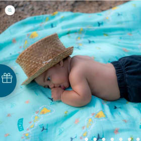 Coco moonKu'u Home O Hawai'i Baby Quilt item