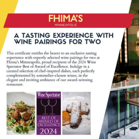 #107 - Chefs Tasting for 2 Guests at Fhima's item