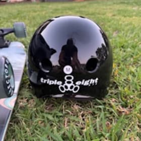 Sector 9 skateboard and helmet- Backdoor Surf Hanalei item