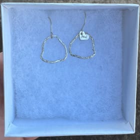 Mai Love- silver mini Kauai earrings item