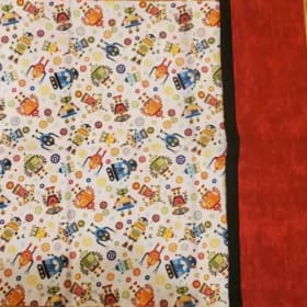 50.	Handmade Robot Themed Pillow Case Set of 2 item
