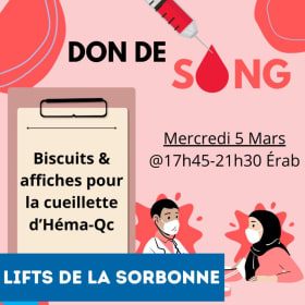 LIFTS SORB: biscuits & affiches - 5 mars @17h45-21h30 item