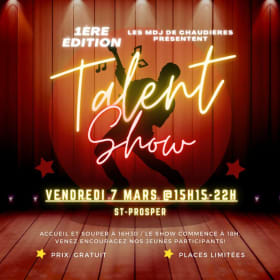 Talent à revendre à St-Prosper - 7 mars @16h-24h item