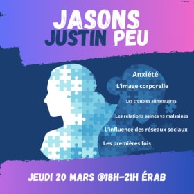 Jasons Justin Peu - 20 mars @18h-21h ÉRAB item