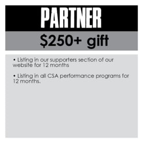 Partner Annual Sponsorship item