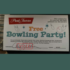Park Tavern Bowling Party - up to 24 people item