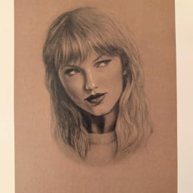 Taylor Swift Pencil Print item
