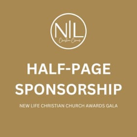 Half-Page Anniversary Booklet Sponsorship item