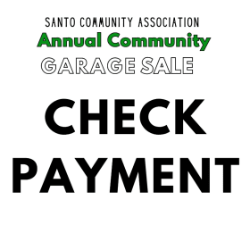 Community Garage Sale Participate Entry item