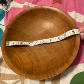 9.5 inch Hand Turned Wood Bowl by Randy Brown item