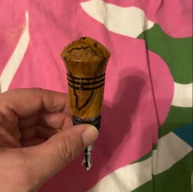 Handturned Wine Bottle Stopper (Option 2) by Randy Brown item