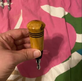 Handturned Wine Bottle Stopper (Option 3) by Randy Brown item