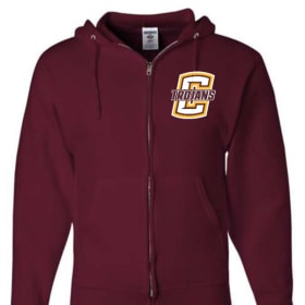 Photo of Youth Maroon Zip Up: Chesterton Trojans