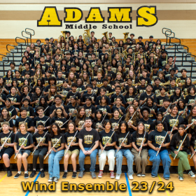7th/8th Grade WIND ENSEMBLE Group Photo 8x10 PRINT item