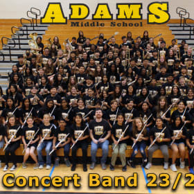 6th Grade CONCERT BAND Group Photo 8x10 PRINT item