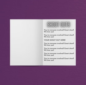 Shout Out item