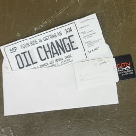 Oil change & full car detail item