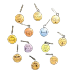 Zipper Pin / Key Chain item