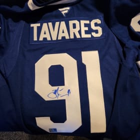 #4. Toronto Maple Leafs Signed Tavares Jersey item