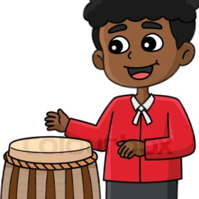 Drumming with Mrs. Moore item