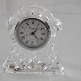 Vintage Waterford crystal desk clock item