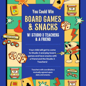 #59 Games & Snacks with 3rd Grade item