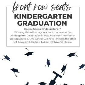 #64 Front Row at Kindergarten Celebration item