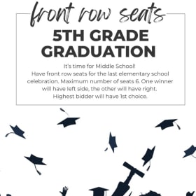#66 Front Row at 5th Grade Celebration item
